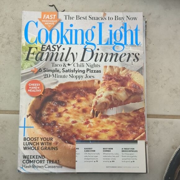 Lot/Bundle 8 Cooking Light Magazines 2014 2015 - Picture 4 of 8